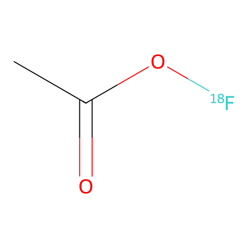 18F-Acetyl hypofluorite structure
