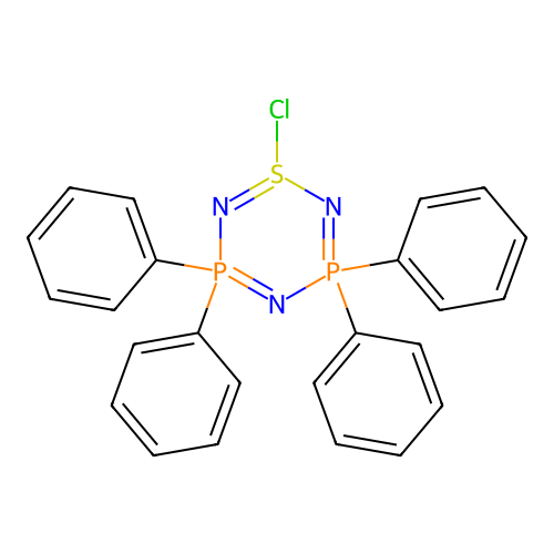 1-chloro-3,3,5,5-tetraphenyl-1 structure