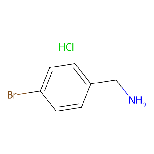 4-Bromobenzylamine hydrochloride structure