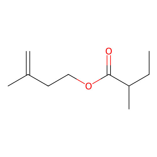 3-Methyl-3-buten-1-yl 2-methylbutanoate structure
