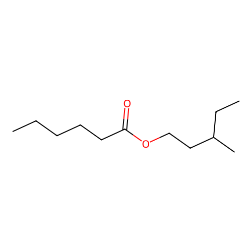 3-Methylpentyl hexanoate structure