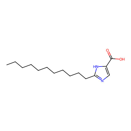 2-Undecyl-1H-imidazole-4-carboxylic acid structure