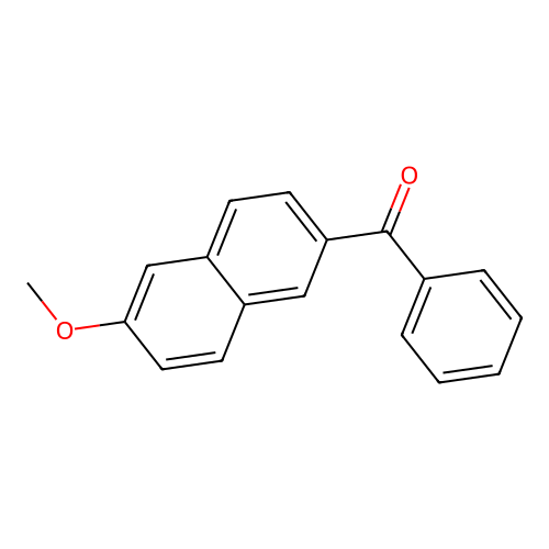 6-Benzoyl-2-methoxynaphthalene structure