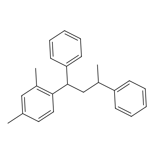 4-(1,3-Diphenylbutyl)-m-xylene structure