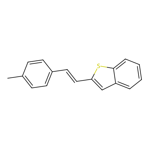 Benzo[b]thiophene, 2-[2-(4-methylphenyl)ethenyl]- structure