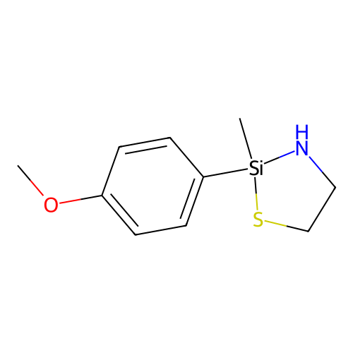 2-(4-Methoxyphenyl)-2-methyl-1,3,2-thiazasilolidine structure