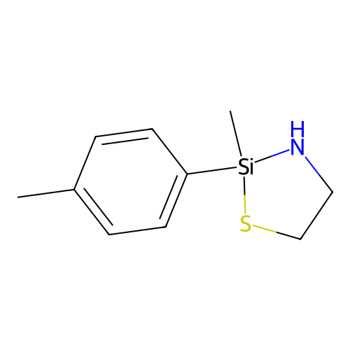1-Thia-3-aza-2-silacyclopentane, 2-methyl-2-(p-tolyl)- structure