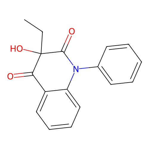 3-Ethyl-3-hydroxy-1-phenyl-2,4(1H,3H)-quinolinedione structure