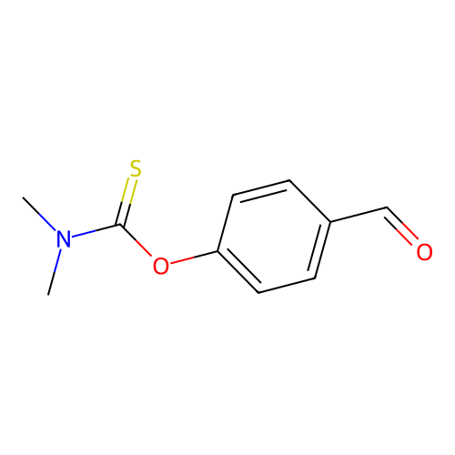 O-(4-Formylphenyl) N,N-dimethylcarbamothioate structure