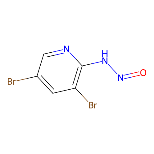 2-Pyridinamine, 3,5-dibromo-N-nitroso- structure