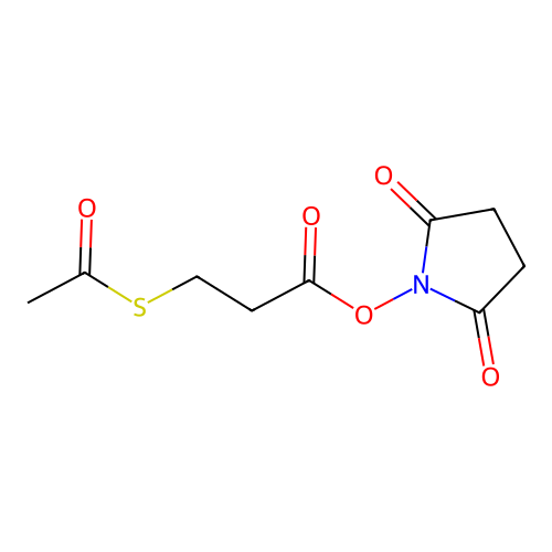 2,5-Dioxopyrrolidin-1-YL 3-(acetylthio)propanoate structure