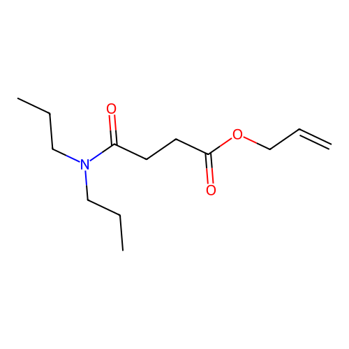 Prop-2-en-1-yl 4-(dipropylamino)-4-oxobutanoate structure