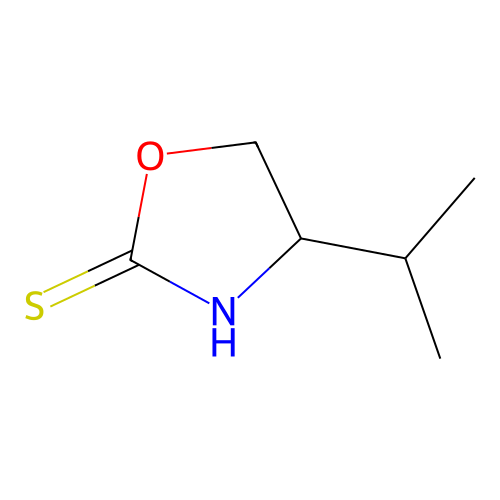 4-Isopropyl-1,3-oxazolidine-2-thione structure