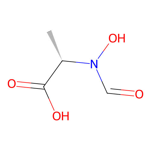 L-Alanine, N-formyl-N-hydroxy- structure