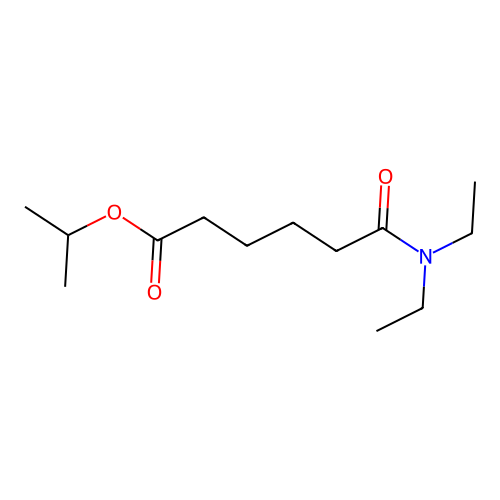 Propan-2-yl 6-(diethylamino)-6-oxohexanoate structure