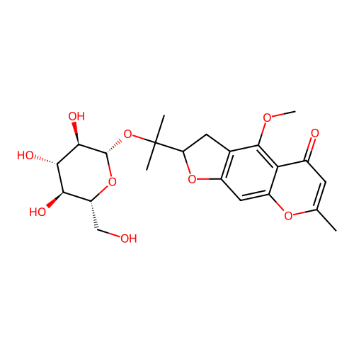 5-O-Methylvisammioside structure