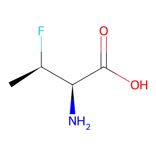2-Amino-3-fluorobutyric acid, threo structure