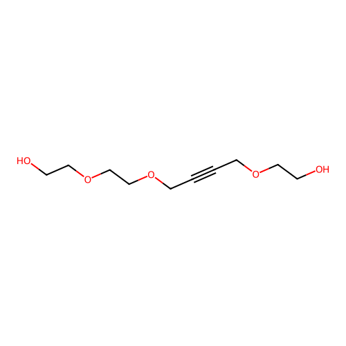 2-(2-((4-(2-Hydroxyethoxy)-2-butynyl)oxy)ethoxy)ethanol structure