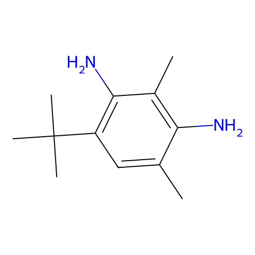 4-(1,1-Dimethylethyl)-2,6-dimethylbenzene-1,3-diamine structure