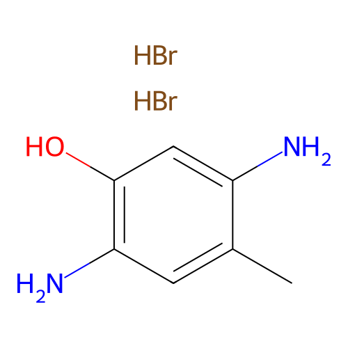 2,5-Diamino-4-methylphenol dihydrobromide structure
