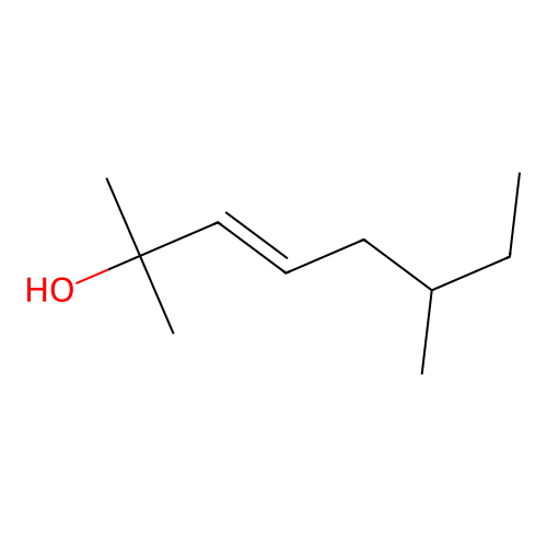2,6-Dimethyloct-3-en-2-ol structure