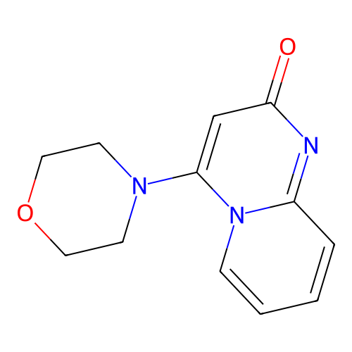 4-Morpholin-4-yl-2H-pyrido(1,2-a)pyrimidin-2-one structure