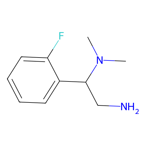 [2-Amino-1-(2-fluorophenyl)ethyl]dimethylamine structure