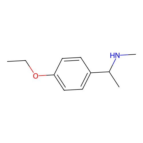 1-(4-ethoxyphenyl)-N-methylethanamine structure