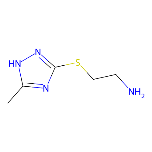 2-(5-Methyl-2H-[1,2,4]triazol-3-ylsulfanyl)-ethylamine structure