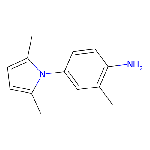 4-(2,5-Dimethyl-pyrrol-1-yl)-2-methyl-phenylamine structure