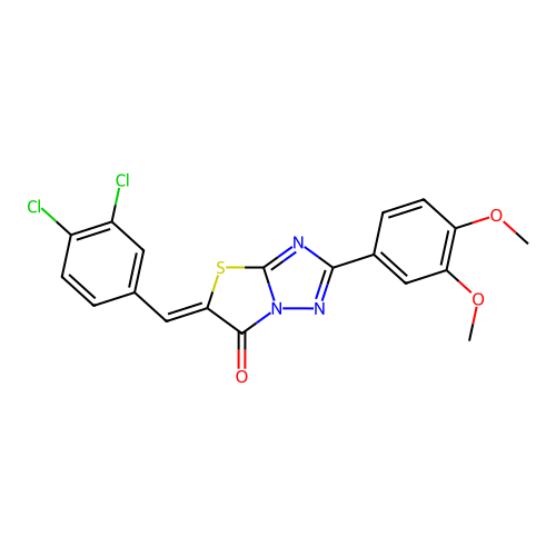 C19H13Cl2N3O3S structure