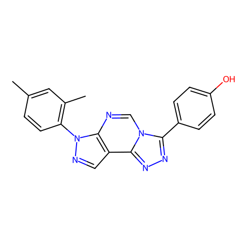 C20H16N6O structure