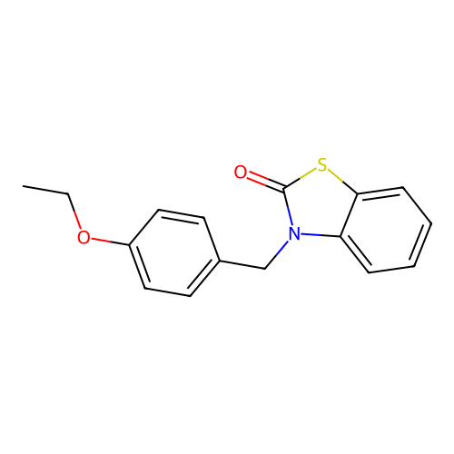 3-(4-Ethoxy-benzyl)-3H-benzothiazol-2-one structure