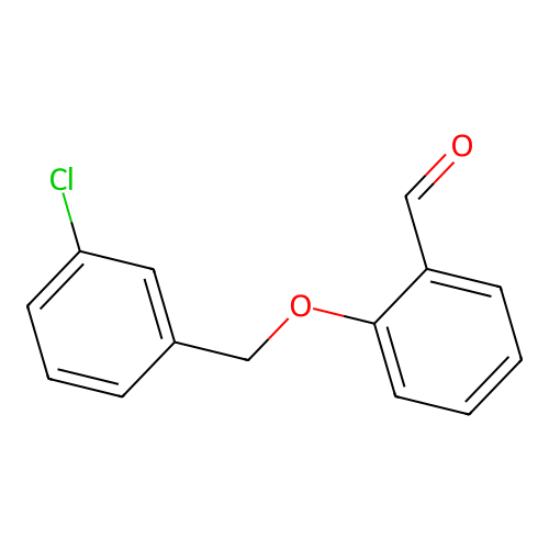 2-[(3-Chlorobenzyl)oxy]benzaldehyde structure