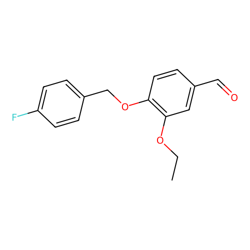 3-Ethoxy-4-[(4-fluorobenzyl)oxy]benzaldehyde structure