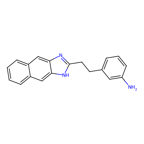 3-(2-(1H-Naphtho[2,3-d]imidazol-2-yl)ethyl)aniline structure