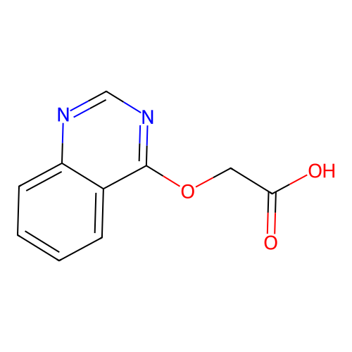 2-(Quinazolin-4-yloxy)acetic acid structure