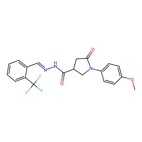 C20H18F3N3O3 structure