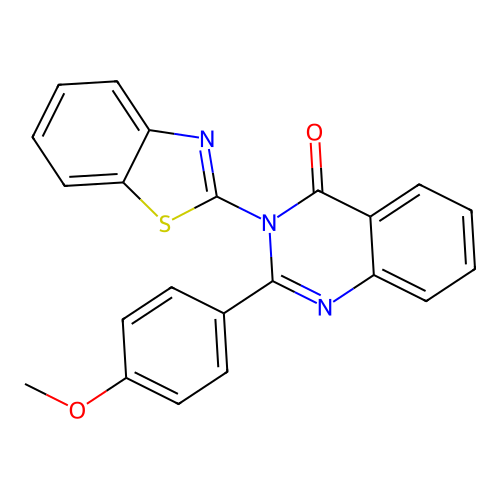 3-(1,3-Benzothiazol-2-YL)-2-(4-methoxyphenyl)-4(3H)-quinazolinone structure