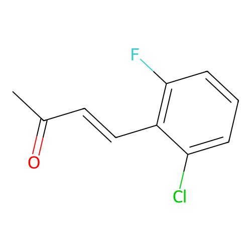 4-(2-Chloro-6-fluorophenyl)but-3-en-2-one structure