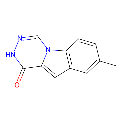 8-Methyl-2H-[1,2,4]triazino[4,5-a]indol-1-one structure
