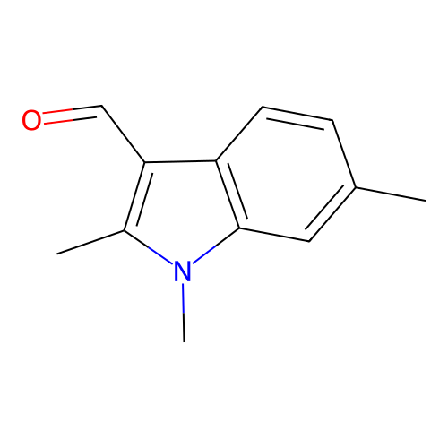 1,2,6-Trimethyl-1H-indole-3-carbaldehyde structure