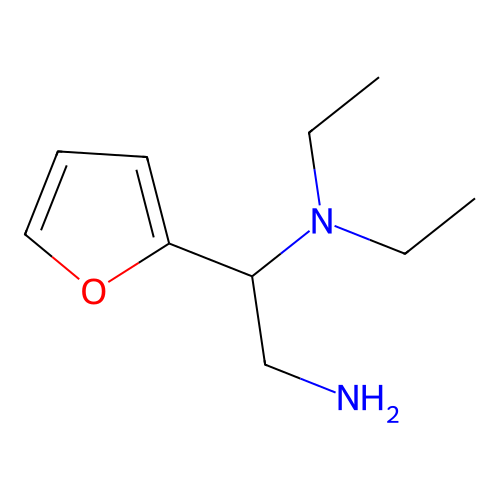(2-Amino-1-(furan-2-yl)ethyl)diethylamine structure