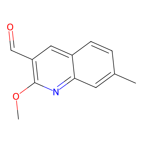 2-Methoxy-7-methylquinoline-3-carbaldehyde structure