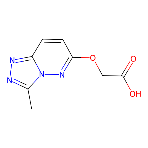 (3-Methyl-[1,2,4]triazolo[4,3-b]pyridazin-6-yloxy)-acetic acid structure