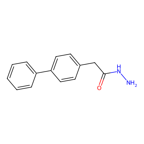 2-(4-Phenylphenyl)acetohydrazide structure