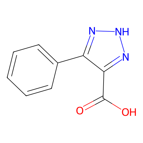 5-phenyl-1H-1,2,3-triazole-4-carboxylic acid structure