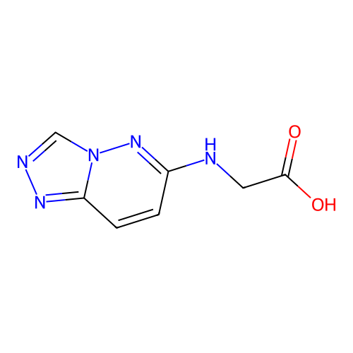 ([1,2,4]Triazolo[4,3-b]pyridazin-6-ylamino)-acetic acid structure