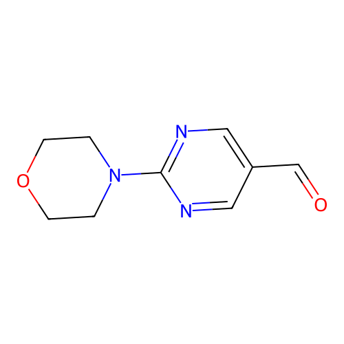 2-(Morpholin-4-yl)pyrimidine-5-carbaldehyde structure