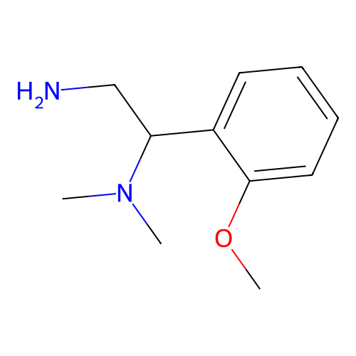 [2-Amino-1-(2-methoxyphenyl)ethyl]dimethylamine structure